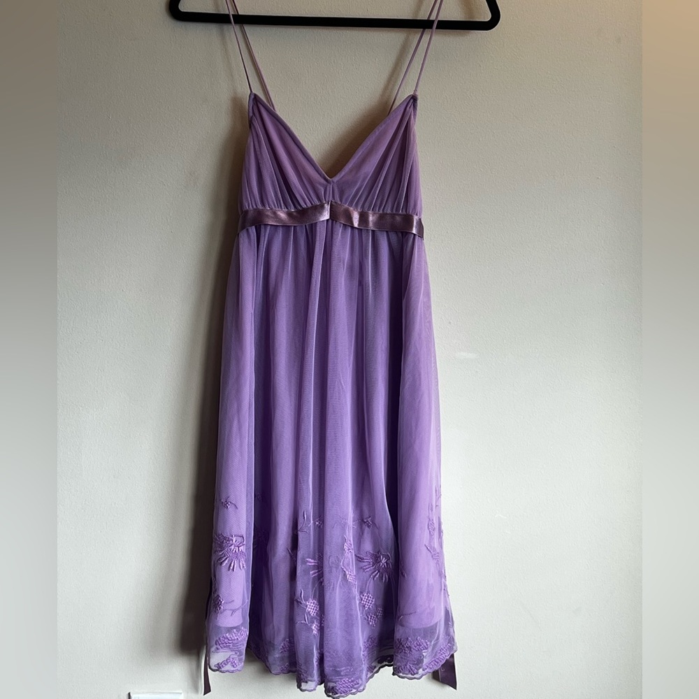 Betsey Johnson 90’s/00’s Lilac Babydoll Dress